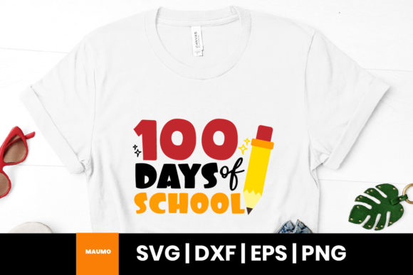 100 Days of School Svg Quote – A Graphic Design Asset for Print Templates