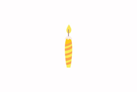 Birthday Decoration Element: A Versatile Graphic for Editorial and Web Design