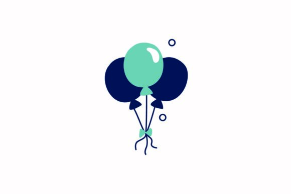 Birthday Ornament Illustration: A Polished Graphic Design Asset for Content Creators