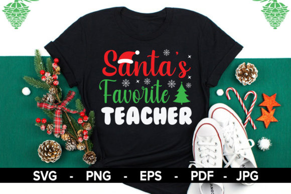 Christmas, Santa Favorite Teacher SVG: A Graphic Designer’s Perspective