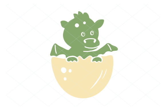Cute Baby Dragon Graphic Design Asset for Crafts and Merch