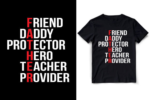 Dad Definition T-Shirt Design: A Practical Graphic for Commercial Use
