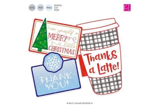 Holiday Gift Card Holder: A Festive Graphic Design Asset for Crafts and Local Businesses
