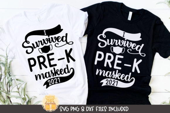I Survived Pre-K Masked 2021 – A Playful Graphic Design Asset for Creative Projects