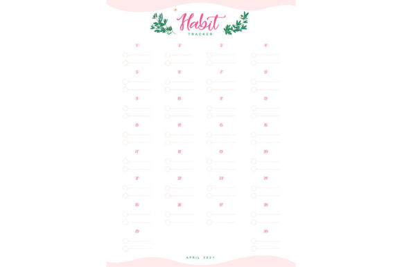 Monthly Habit Track Creative Planner: A Graphics Boost for Brand Consistency