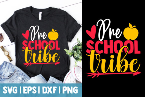 Preschool Tribe Graphics for T-Shirt Designs and More