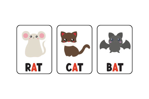 Rat Cat Bat: A Unique Graphic Design Asset for Crafts and School Amp Projects