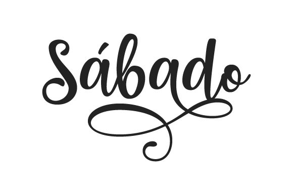 Sábado: A Versatile Graphic Design Asset for Crafts and School Amp Projects