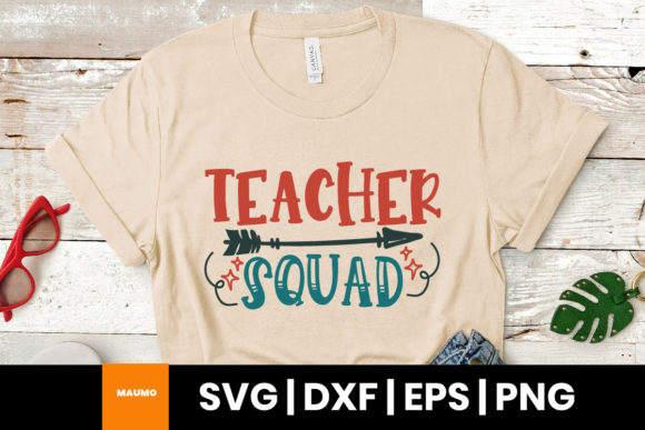 Teacher Squad SVG Quote: A Versatile Graphic Design Asset for Local Business Branding