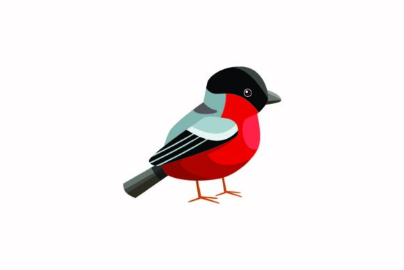 Wild Bird - Bullfinch Illustration for Handmade Creations